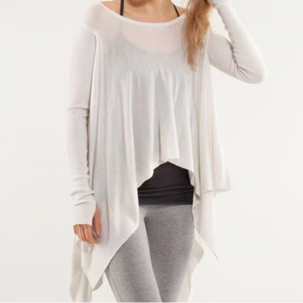 Lululemon Cream Knit Sweater
